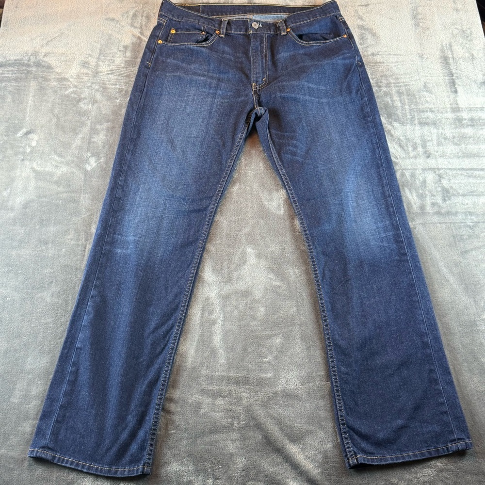 Levi Strauss 559 Jeans Men's size 36x34‎ Blue Denim zip button Straight leg